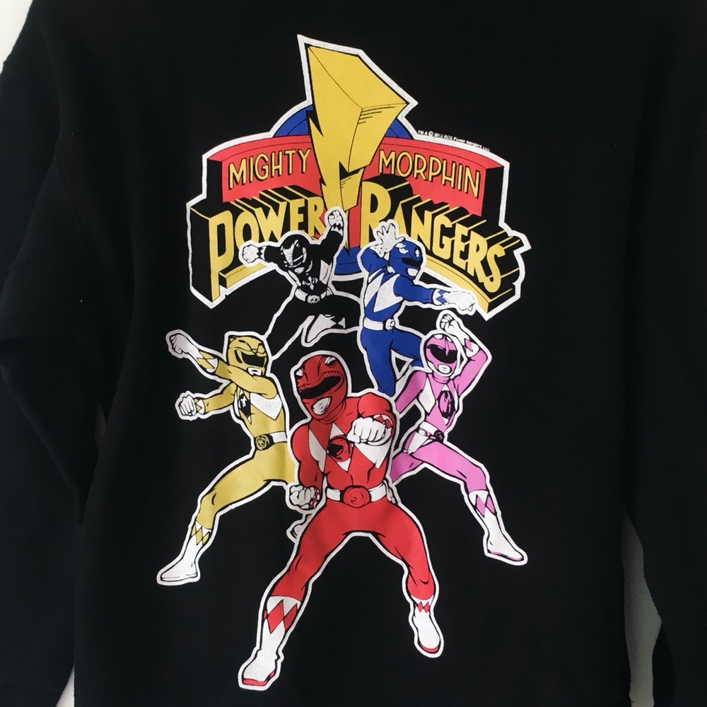 90s Power Rangers Crewneck Sweatshirt - Picture 3 of 6